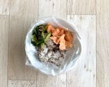 冷凍備蓄でふりふりおにぎりシャケフレーク作り方2写真