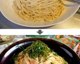 レンジでソース♡明太クリームパスタ！作り方5写真