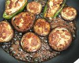 肉詰めしいたけの照焼き♡作り方6写真