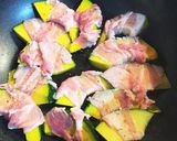 夏野菜巻き巻き〜かぼちゃ作り方1写真