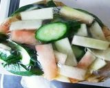 ☆きゅうりとスイカの皮お漬け物☆作り方3写真