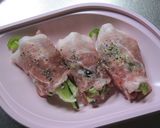 塩麹漬け野菜の肉巻き作り方4写真