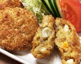 ゆで卵入り♡懐かしの味〜ポテトコロッケ作り方14写真