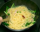 ねば～る山芋ペペロンチーノ作り方6写真