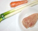 鶏のスープかけ丼♪簡単作り方1写真