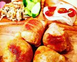 豚ロース肉巻きおにぎり作り方3写真