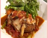 トマト缶で煮込みハンバーグ作り方7写真