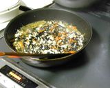 枝豆☆ひじきの炒り豆腐作り方2写真