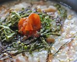 即席10分♪料亭の味✿梅ときのこ雑炊✿作り方9写真