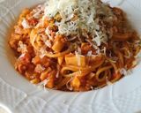 蟹のトマトクリームワンポットパスタ作り方8写真