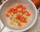 豆腐と梅のチョップドサラダ作り方1写真