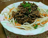 牛肉(豚肉)切り落としと野菜の炒め物作り方8写真