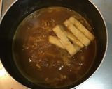 簡単あっさり和風カレーうどん作り方4写真