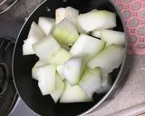 魚河岸揚げととうがんの煮物作り方2写真