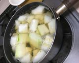 魚河岸揚げととうがんの煮物作り方3写真