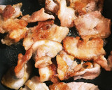 夏野菜で簡単♪茄子と厚揚げの旨辛丼作り方3写真