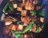 夏野菜で簡単♪茄子と厚揚げの旨辛丼作り方5写真