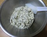 もっちりおから強力粉黒ゴマケーキ＊卵なし作り方1写真