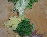 アジの酢じめと香味野菜のサラダ風作り方4写真