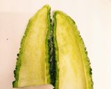 簡単！ゴーヤの豚しゃぶゴマだれサラダ作り方2写真