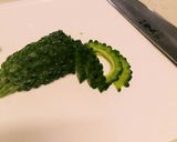 簡単！ゴーヤの豚しゃぶゴマだれサラダ作り方3写真