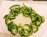 簡単！ゴーヤの豚しゃぶゴマだれサラダ作り方15写真