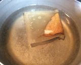 やき麩の天かす玉子汁作り方1写真