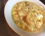 やき麩の天かす玉子汁作り方4写真