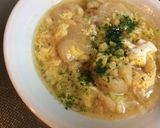 やき麩の天かす玉子汁作り方5写真