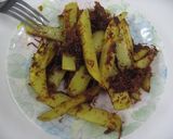 ジャガイモとコーンビーフのカレー炒め作り方5写真