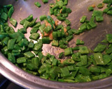 *つくおき*ささげのじさ味噌炒め作り方3写真