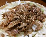 黒豚バラ肉のネギしょうが炒め。作り方5写真