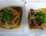 鶏ひき肉＆高野豆腐✿和風きのこハンバーグ作り方17写真