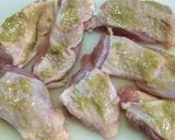 パリパリ鶏もも肉のわさびポン酢あえ♫作り方3写真