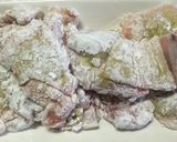 パリパリ鶏もも肉のわさびポン酢あえ♫作り方4写真
