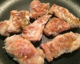 パリパリ鶏もも肉のわさびポン酢あえ♫作り方7写真