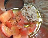 トマトとツナの冷たいパスタ作り方2写真