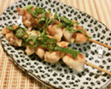 簡単♪　練り梅で焼き鳥作り方7写真