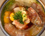 大葉たっぷりの和風唐揚げ！作り方1写真