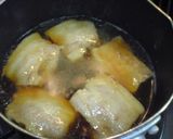豚バラ肉の甘辛煮マスタード和え作り方3写真
