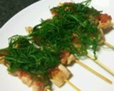 簡単♪　練り梅で焼き鳥作り方9写真