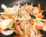 お店の五目焼きそば風⁈焼き五目そうめん作り方3写真