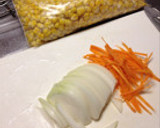 とうもろこしたっぷり卵スープ作り方1写真