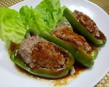 ★レンジで＊ピーマンのチーズin肉詰め＊作り方7写真