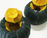 丸ごとかぼちゃプリン作り方1写真