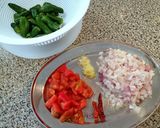 牛肉としし唐のキーマカレー作り方1写真