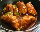 簡単★豚肉巻きキャベツのデミグラソース煮作り方3写真
