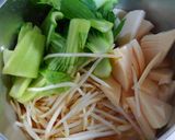 鰹とチンゲン菜 筍のピリ辛中華煮込み♡作り方5写真