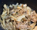 激旨!豚バラ肉とエリンギの海苔マヨ炒め作り方3写真