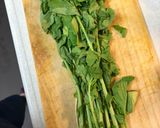 三浦野菜の大根の葉っぱ🍃＆ベーコンピザ🥓作り方1写真